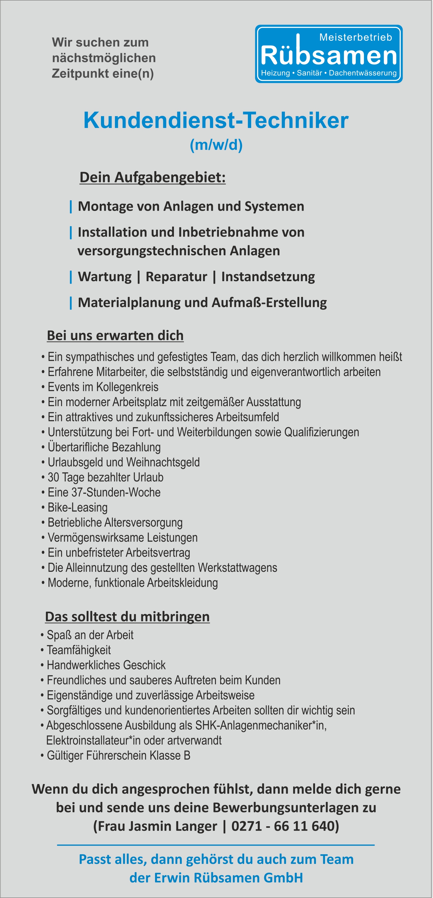 Kundendiensttechniker